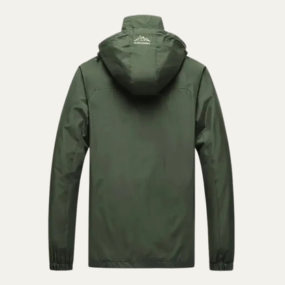 Men’s Waterproof Technical Rain Windbreaker