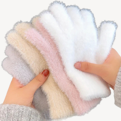 Women's Fuzzy Gloves