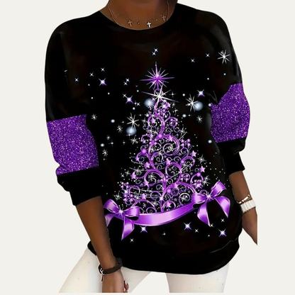 Women’s Starry Tree Christmas Sweatshirt