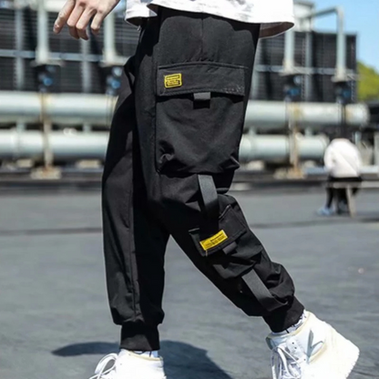 Relaxed Fit Cargo Pants with Multiple Pockets