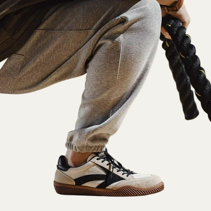 Men’s Retro Canvas Suede Low Top Casual Sneaker