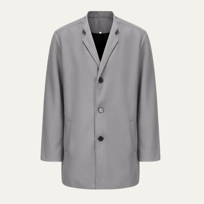 Men’s Minimalist Stand Collar Car Coat