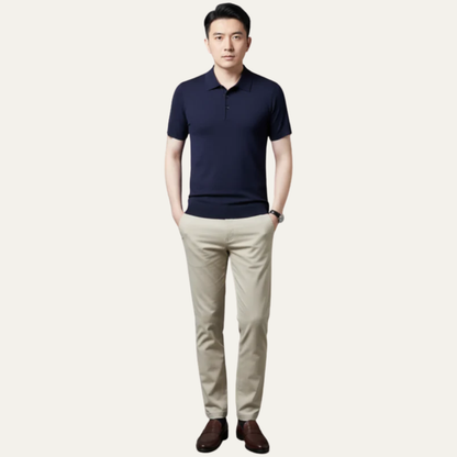 Men’s Refined Knit Polo Shirt