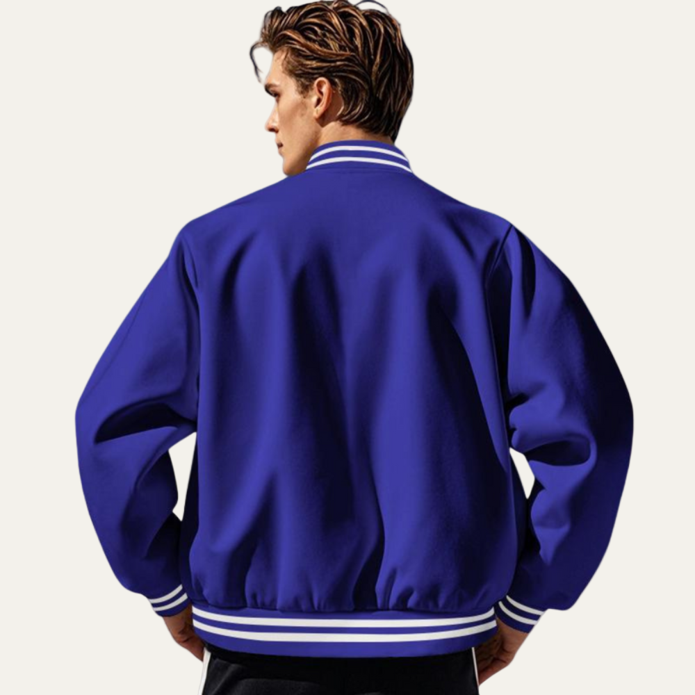 Men’s Classic Varsity Snap Jacket
