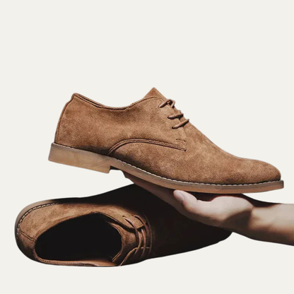 Men’s Versatile Suede Derby Shoes