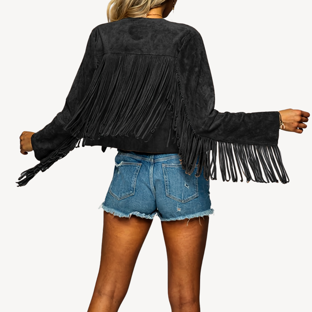 Women's Suede Fringe Jacket