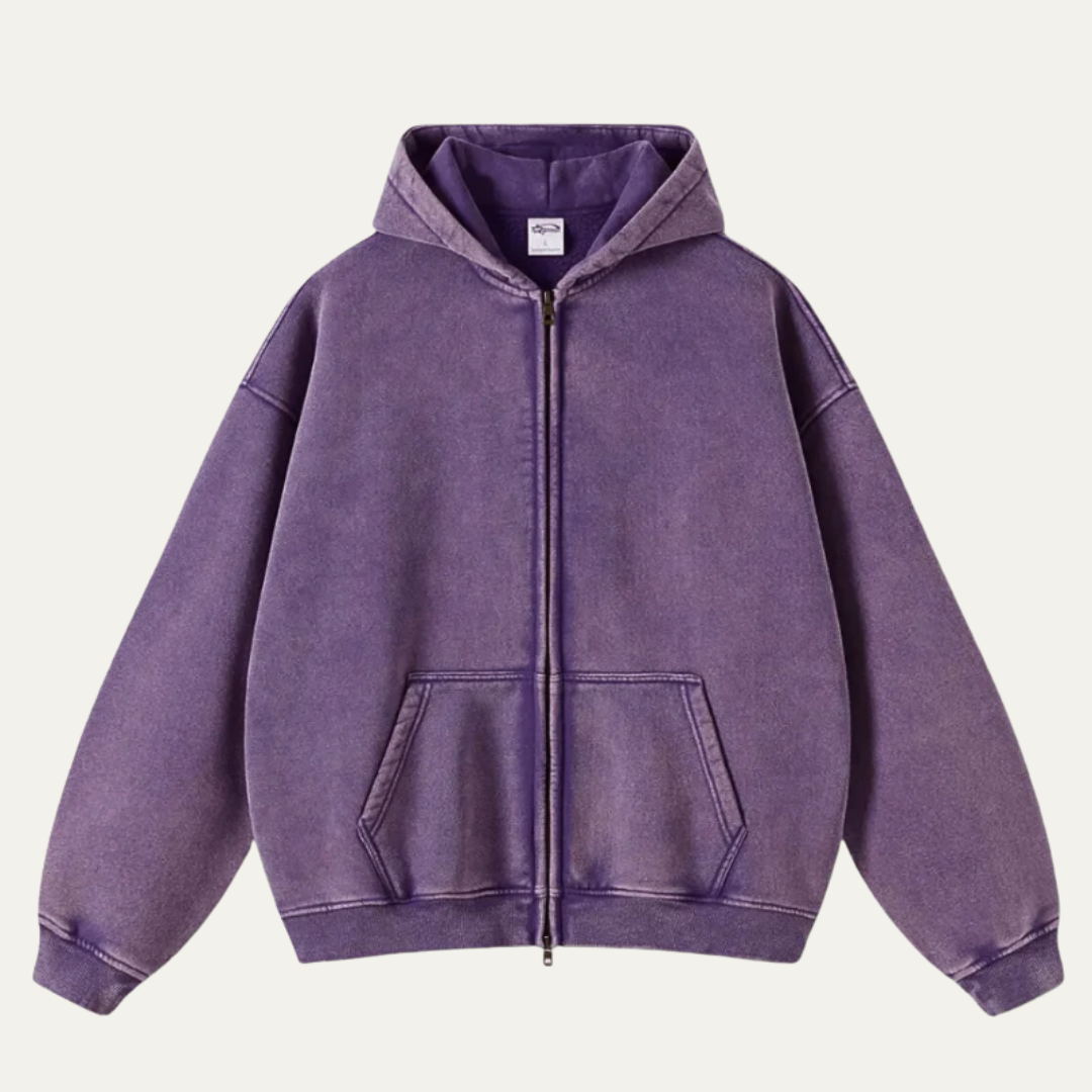Men’s Relaxed Full-Zip Hoodie