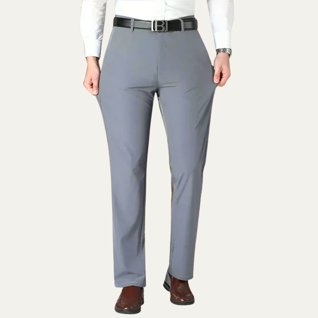 Men’s Straight Leg Tailored Dress Trousers