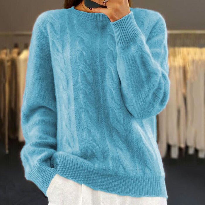 Classic Crew Neck Wool Sweater