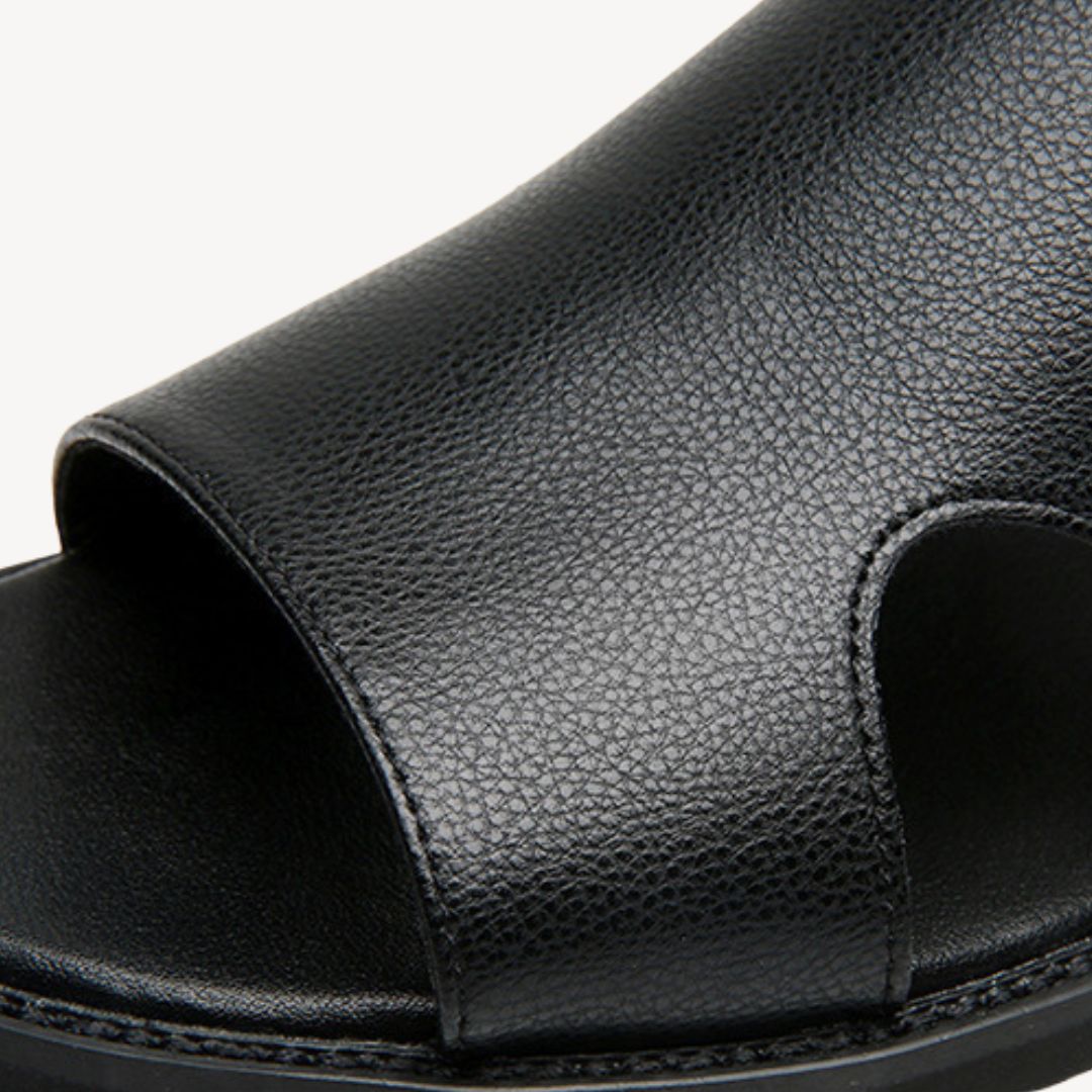 Men's Leather Orthopedic Slip-On Sandals