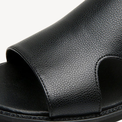 Men's Leather Orthopedic Slip-On Sandals