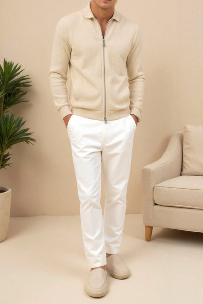 Jesse - Old Money Beige Jacket Men