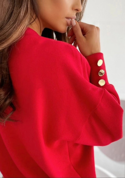 Evelyn | Women's V-neck Sweater