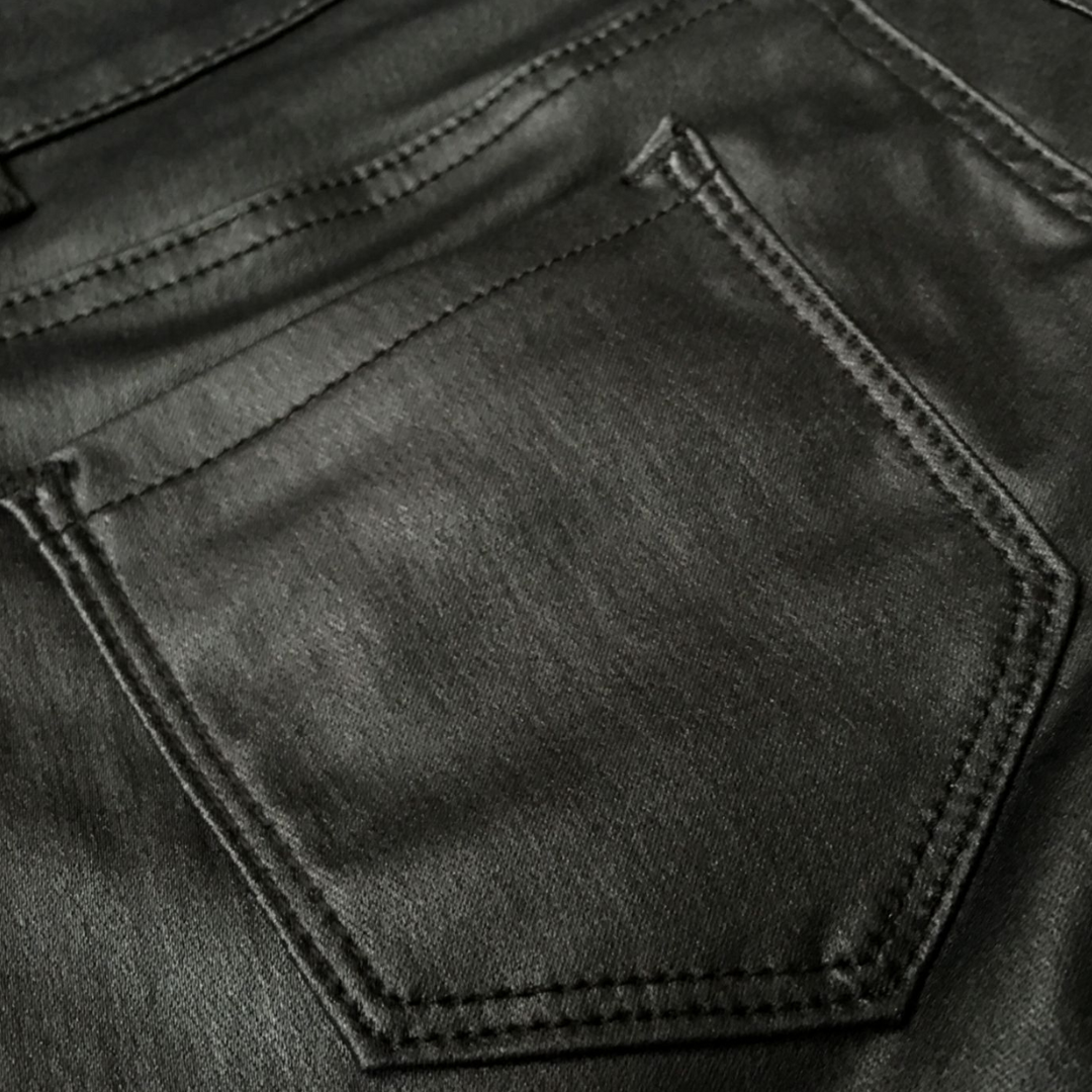 Loravelle Women's Faux Leather Moto Pants