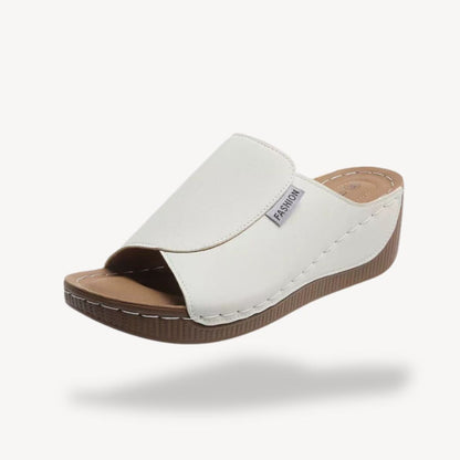 Leather Orthopedic Wedge Sandals Women