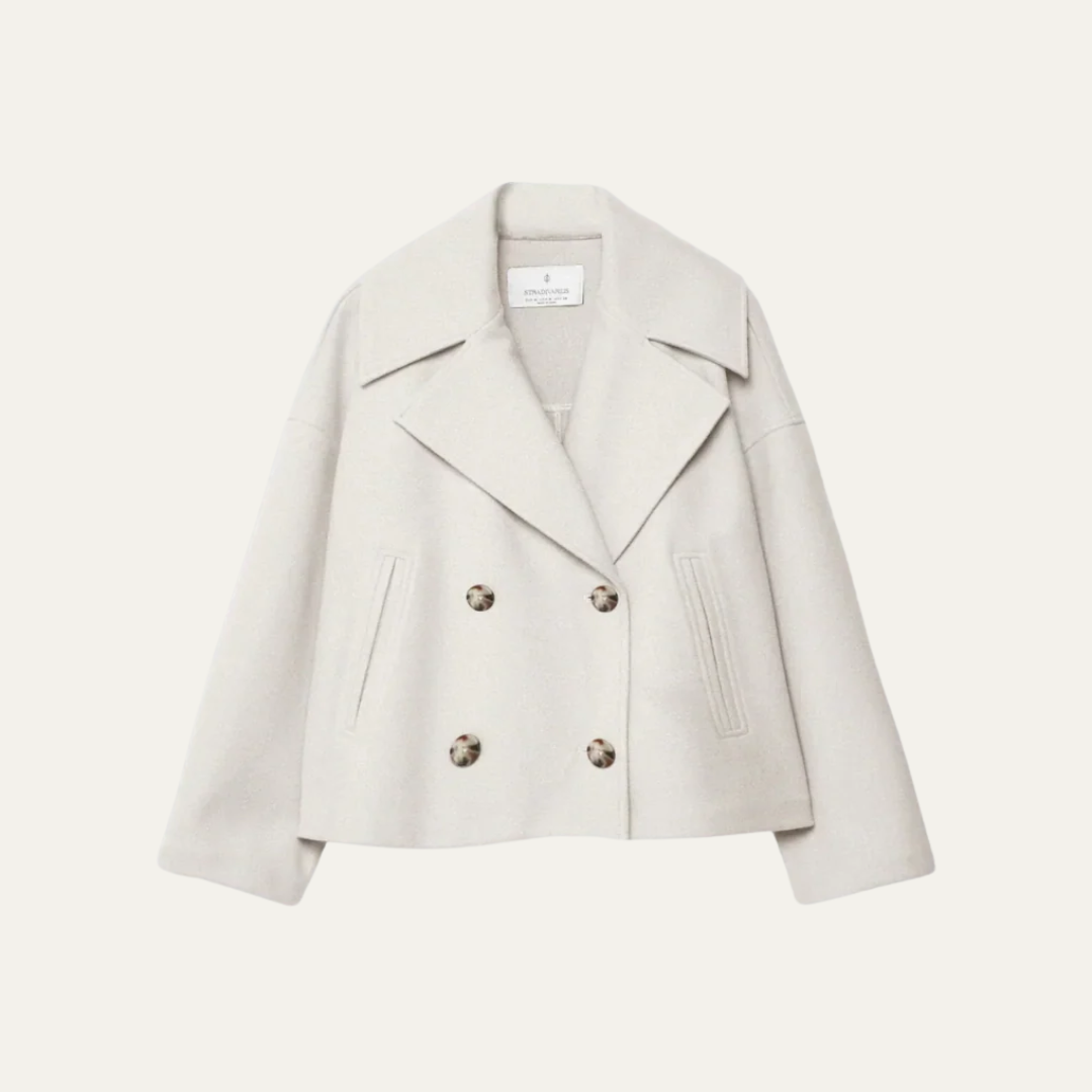 Women’s Timeless Chunky Cropped Peacoat