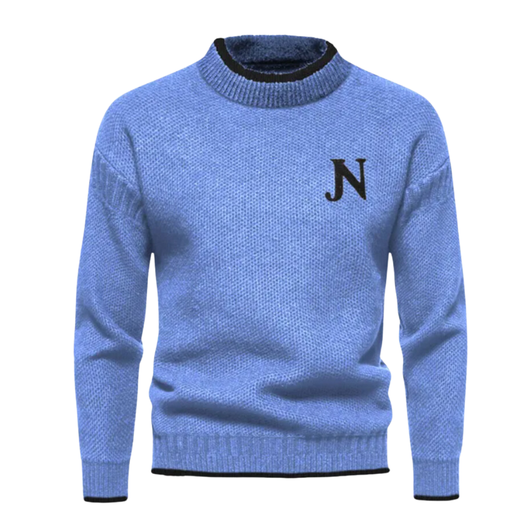 Warm Men's Merino Wool Crew Sweater