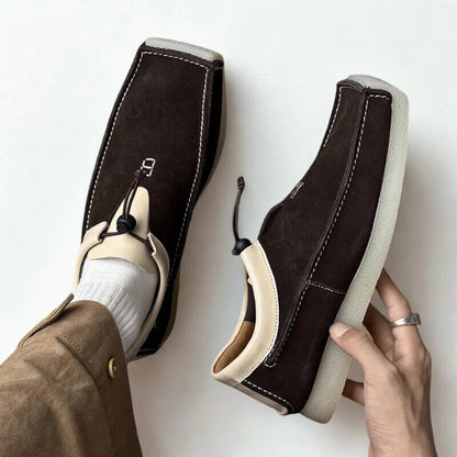 Maison ’88 | Leather Loafers – Handcrafted Slip-On Shoes with Drawstring