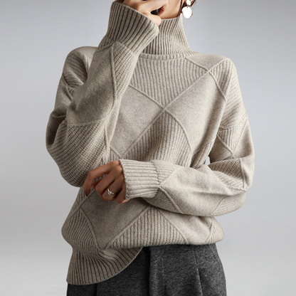 Sophie | Cozy Women's Cashmere Turtleneck for Winter