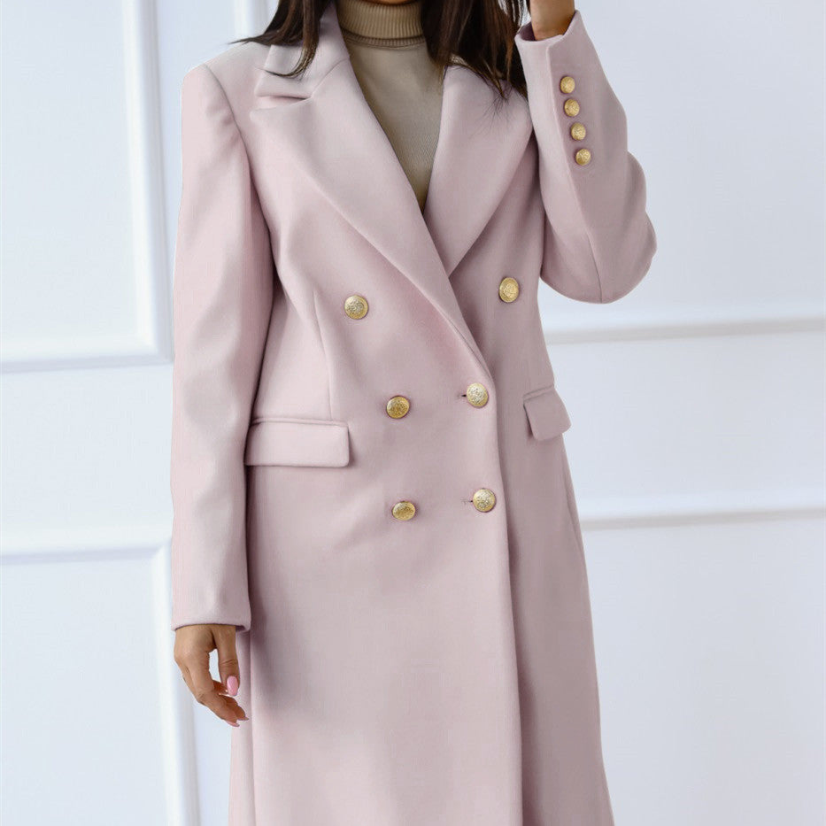 Classic Long Down Coat for Women - BritishElegance