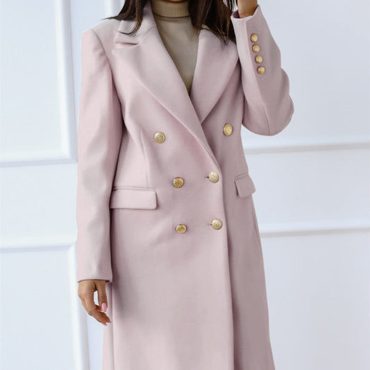 Classic Long Down Coat for Women - BritishElegance
