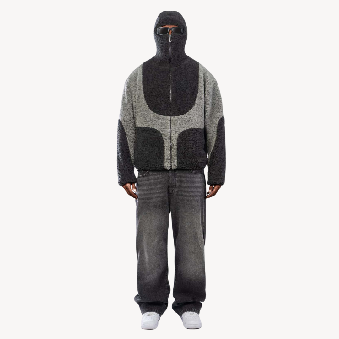 Men's Fleece Zip-Up Hoodie – Sherpa Jacket