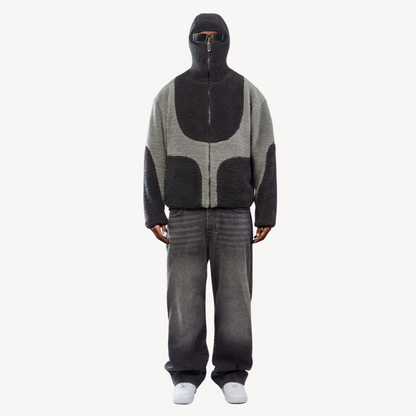Men's Fleece Zip-Up Hoodie – Sherpa Jacket