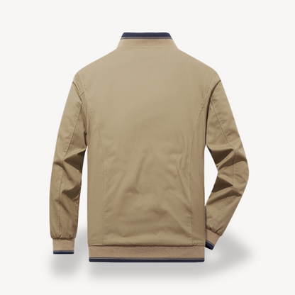 Men’s Reversible Formal Collar Bomber Jacket