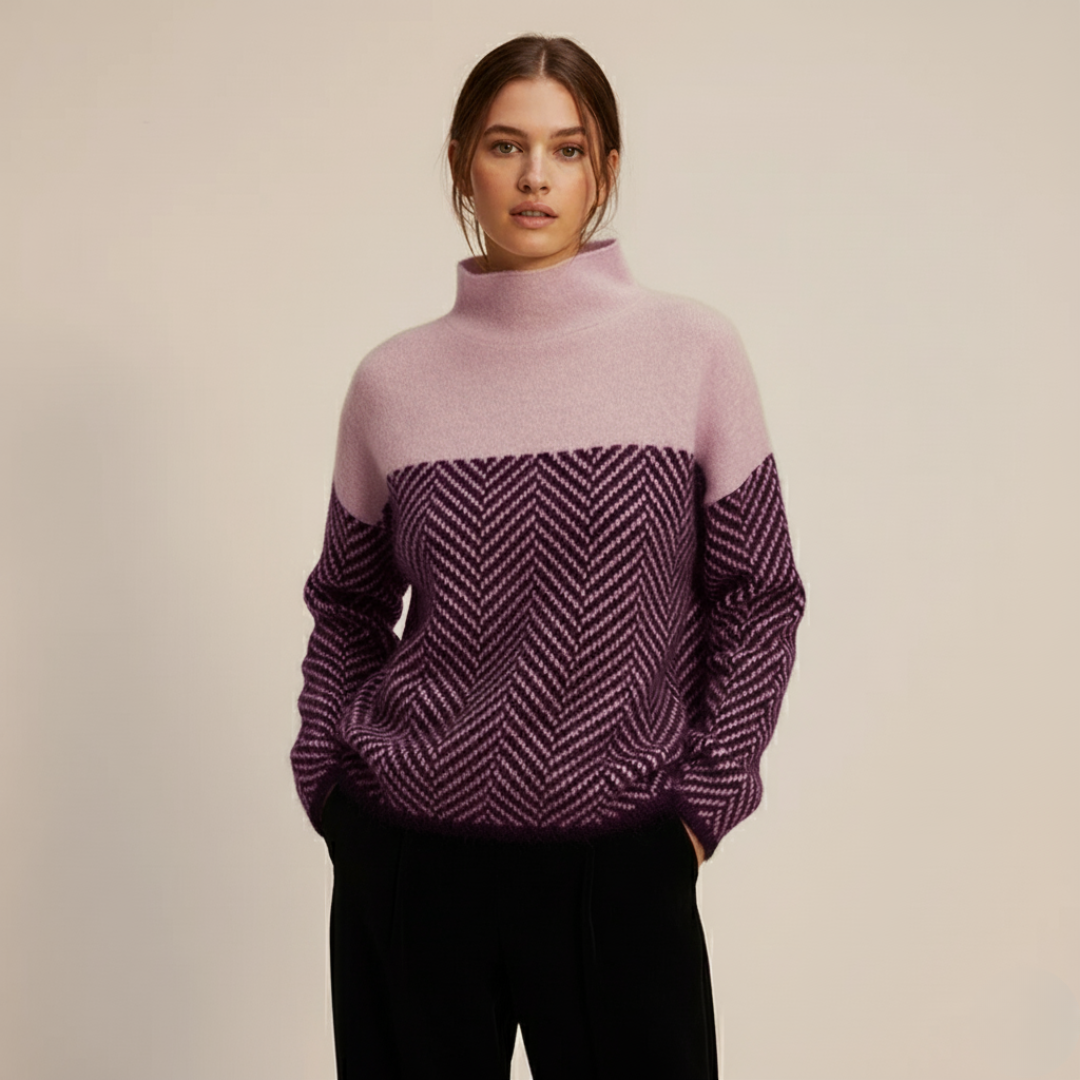 Soft Cashmere Turtleneck Sweater Design