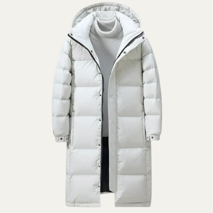Men’s Insulated Long Quilted Puffer Coat