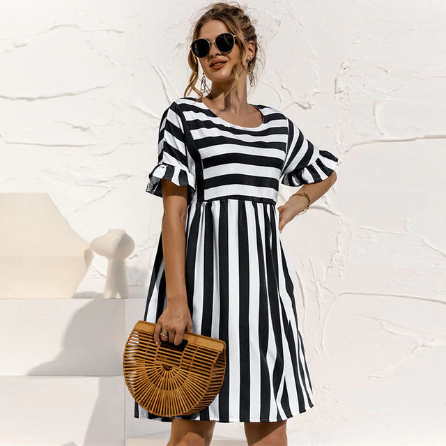 Women's Lightweight Breathable Stripe Sundress