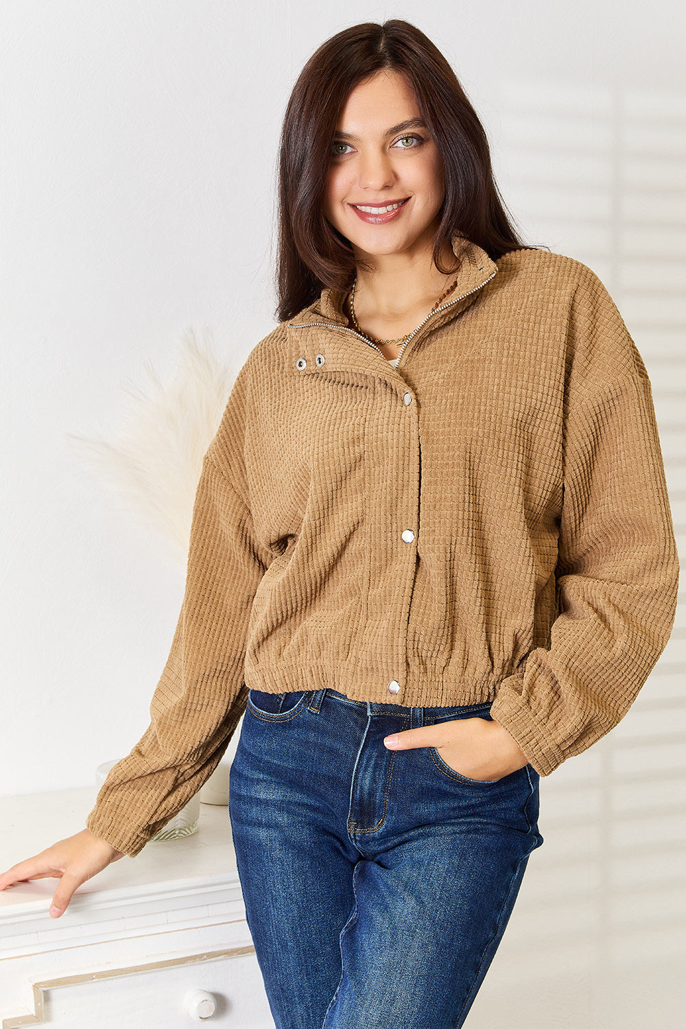 Relaxed Fit Oversized Long Jacket - BritishElegance