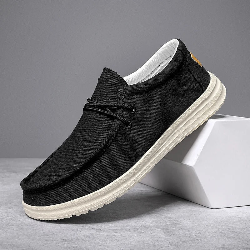 Casual Canvas Slip On Shoes - BritishElegance