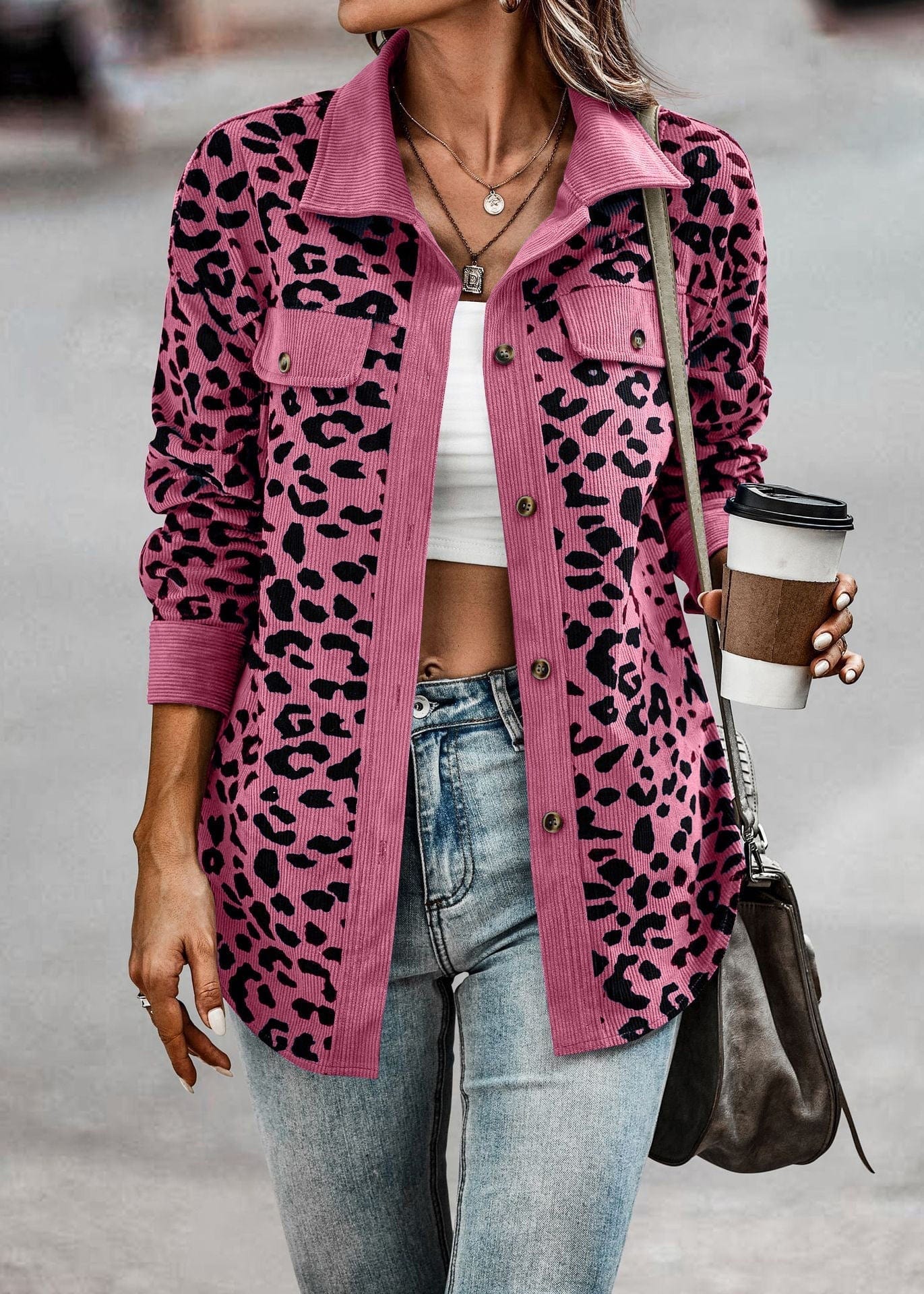 Stylish Leopard Coat - High Quality - Perfect for Spring