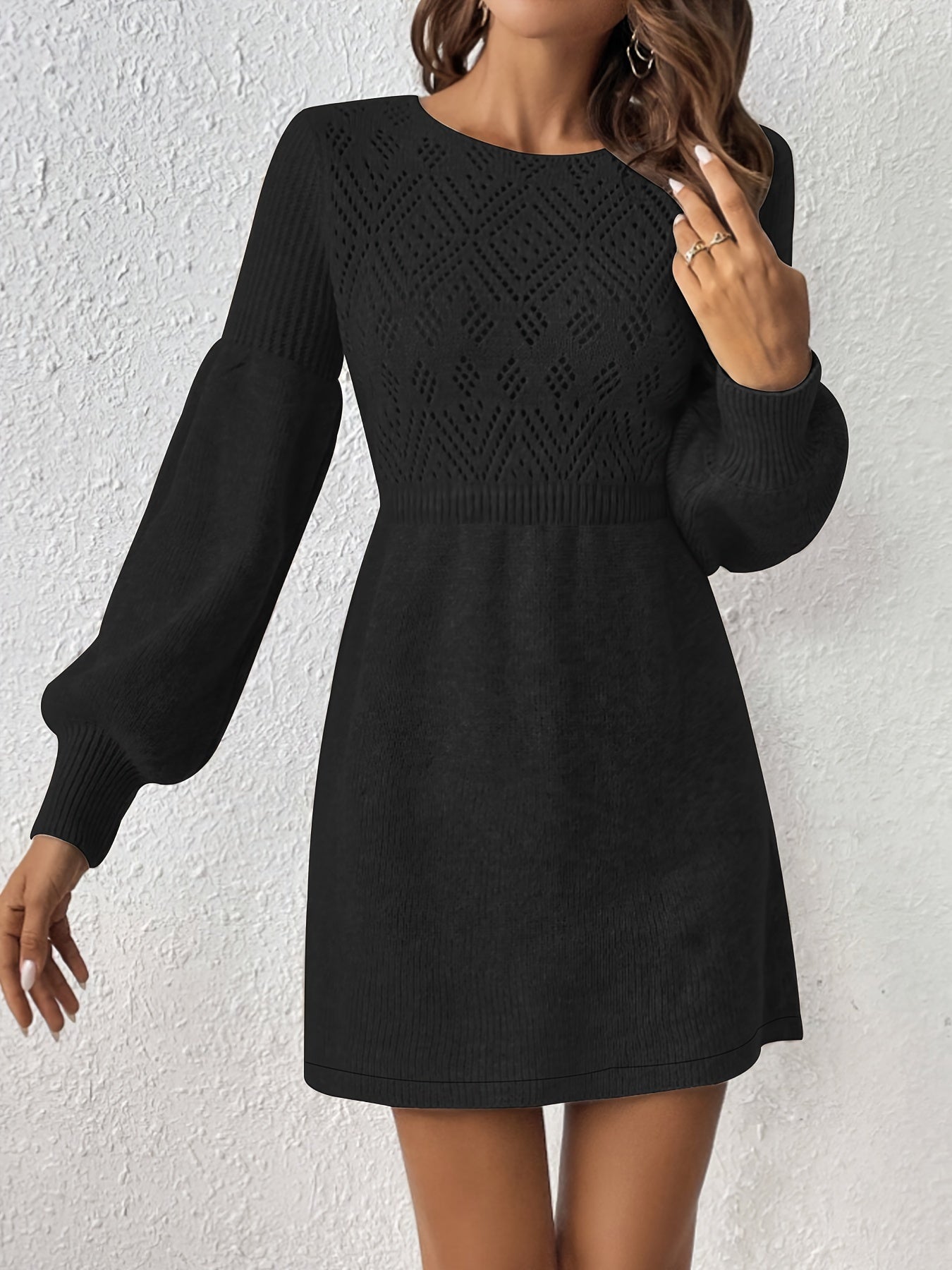 Elegant V-Neck Fit and Flare Evening Dress for Women