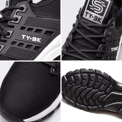Men’s Mesh Lace Up Safety Work Sneakers