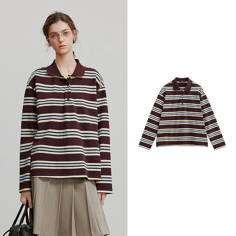 Classic Striped Long Sleeve Shirt