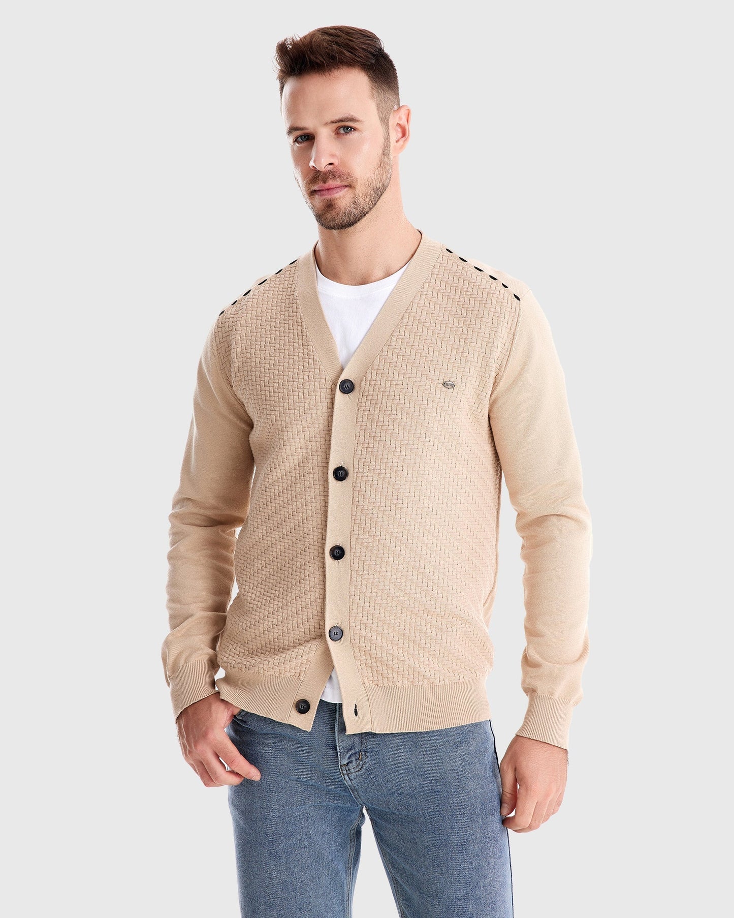 Classic Knit Button Cardigan