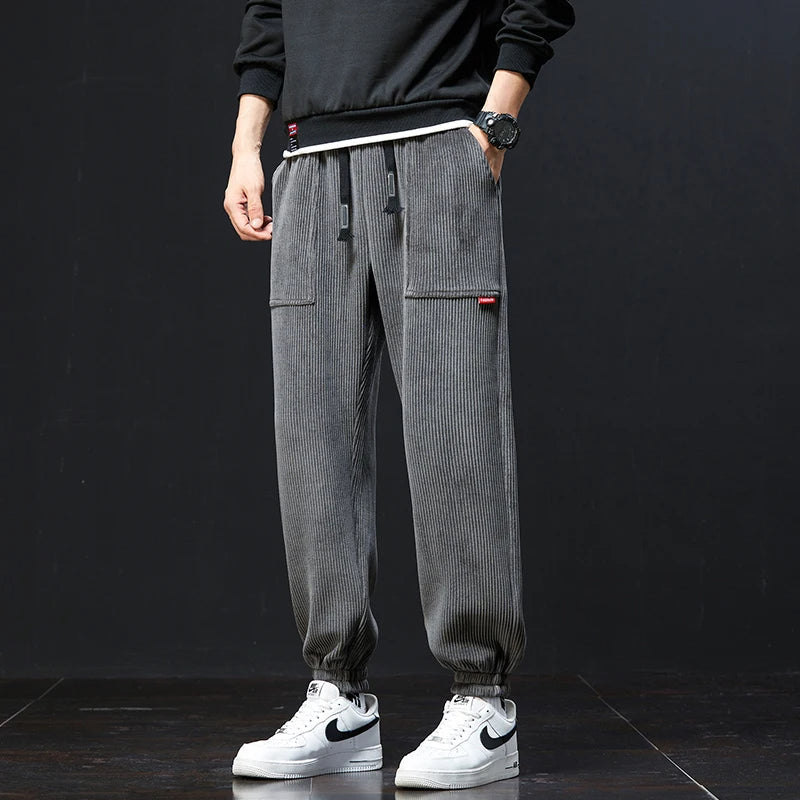 Comfortable Textured Jogger Pants