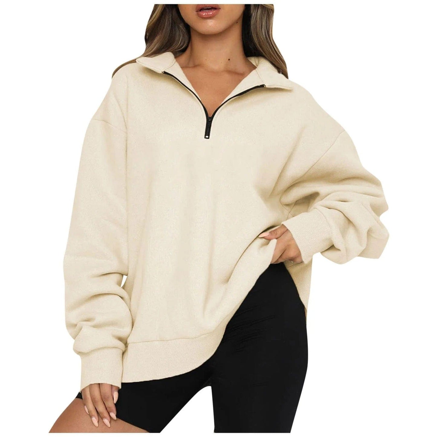 Warm Zipped Winter Sweater
