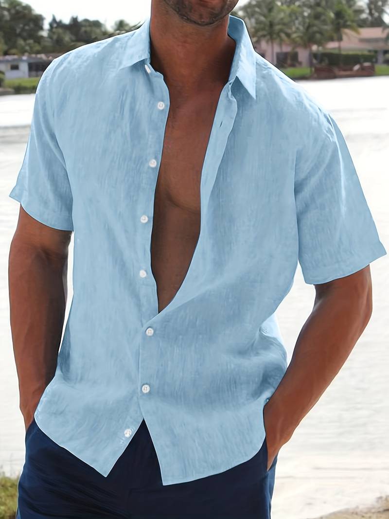 Springtime comfort: James short-sleeved shirt
