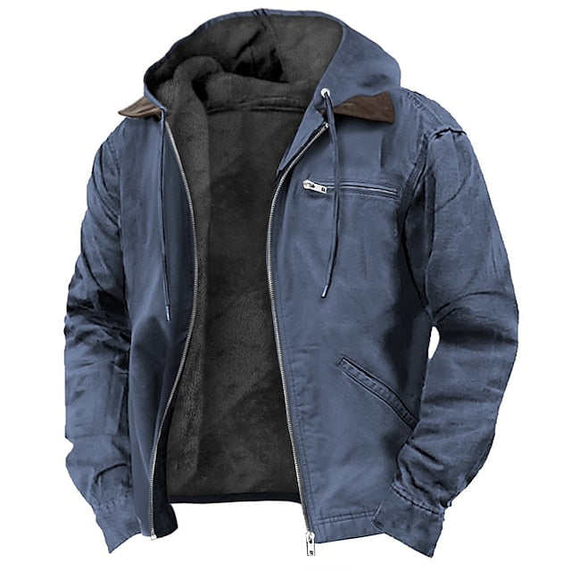 Stylish Men's Modern Hooded Parka Jacket