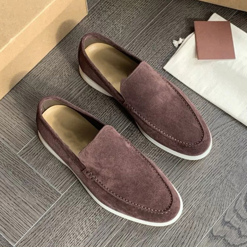 Casual Loafers Flat Heel Black
