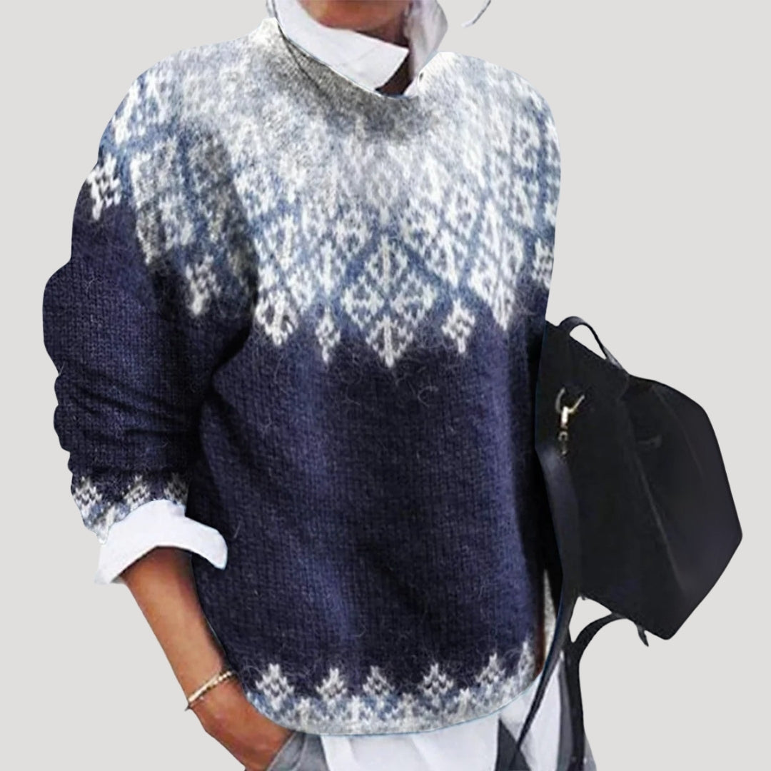 Cozy Women's Cable Knit Winter Sweater
