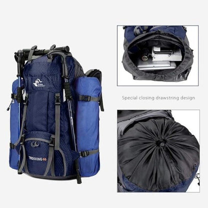 60L Waterproof Hiking Backpack – Lightweight, Ergonomic & Adventure-Ready