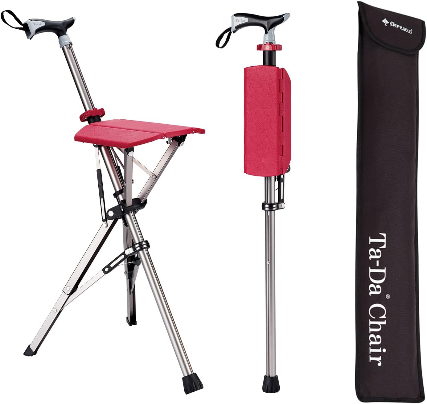 Portable Hiking Staff with Foldable Rest Seat - BritishElegance