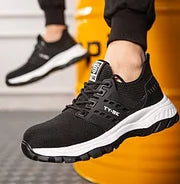 Men’s Mesh Lace Up Safety Work Sneakers