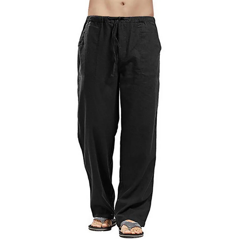 Casual British Leisure Pants with Elastic Waistband - BritishElegance