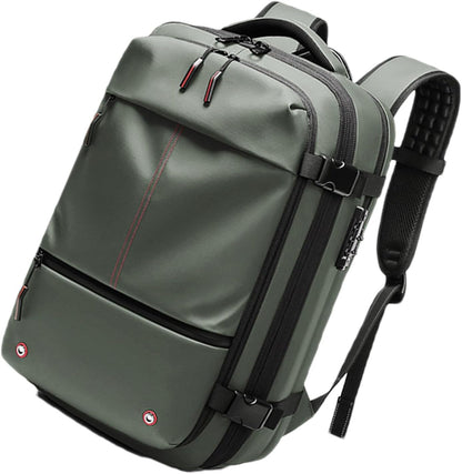 Air Vacuum Backpack – Expandable 60L Waterproof Travel Pack with Laptop Compartment – Trivora