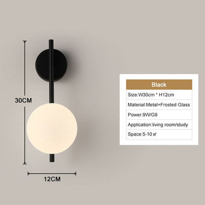 Bright LED Indoor Wall Sconce Lights for Home